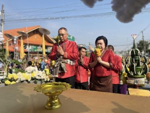 พิธีเปิดงานฉลองอนุสาวรีย์เจ้าพ่อพญาแล อำเภอบ้านเขว้า ประจำปี 2567