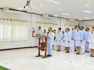 เทศบาลตำบลบ้านเขว้า จัดพิธีรับพระราชทานพระบรมฉายาลักษณ์พระบาทสมเด็จพระเจ้าอยู่หัว ที่ฉายกับสมเด็จพระนางเจ้าฯ พระบรมราชินี เพื่อมอบให้แก่ศูนย์พัฒนาเด็กเล็ก ในสังกัดเทศบาลตำบลบ้านเขว้า