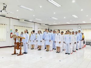 เทศบาลตำบลบ้านเขว้า จัดพิธีรับพระราชทานพระบรมฉายาลักษณ์พระบาทสมเด็จพระเจ้าอยู่หัว ที่ฉายกับสมเด็จพระนางเจ้าฯ พระบรมราชินี เพื่อมอบให้แก่ศูนย์พัฒนาเด็กเล็ก ในสังกัดเทศบาลตำบลบ้านเขว้า